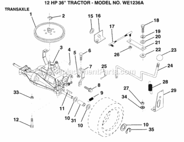 Part Location Diagram of 110422X Weed Eater Sub 146682